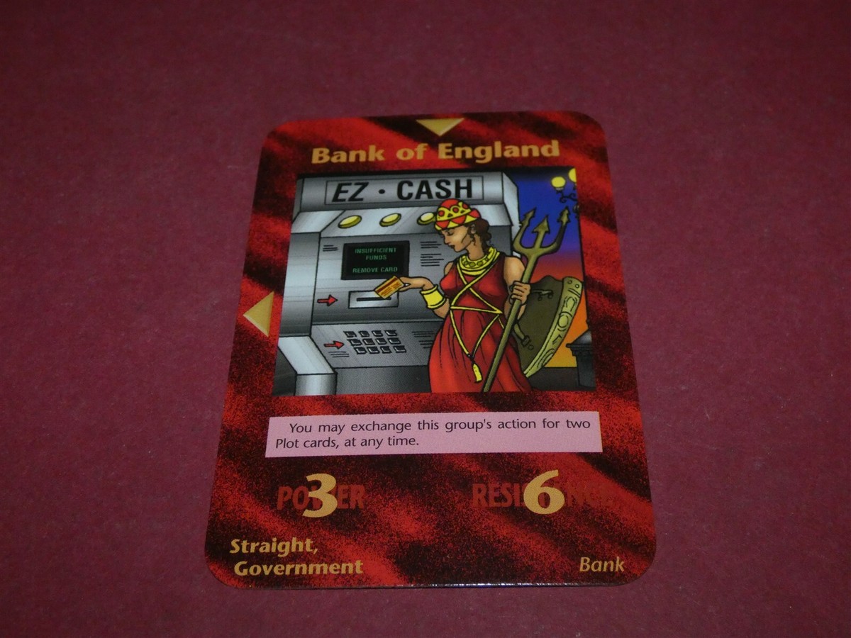 INWO: Illuminati: New World Order: Limited: Rare: Bank of England