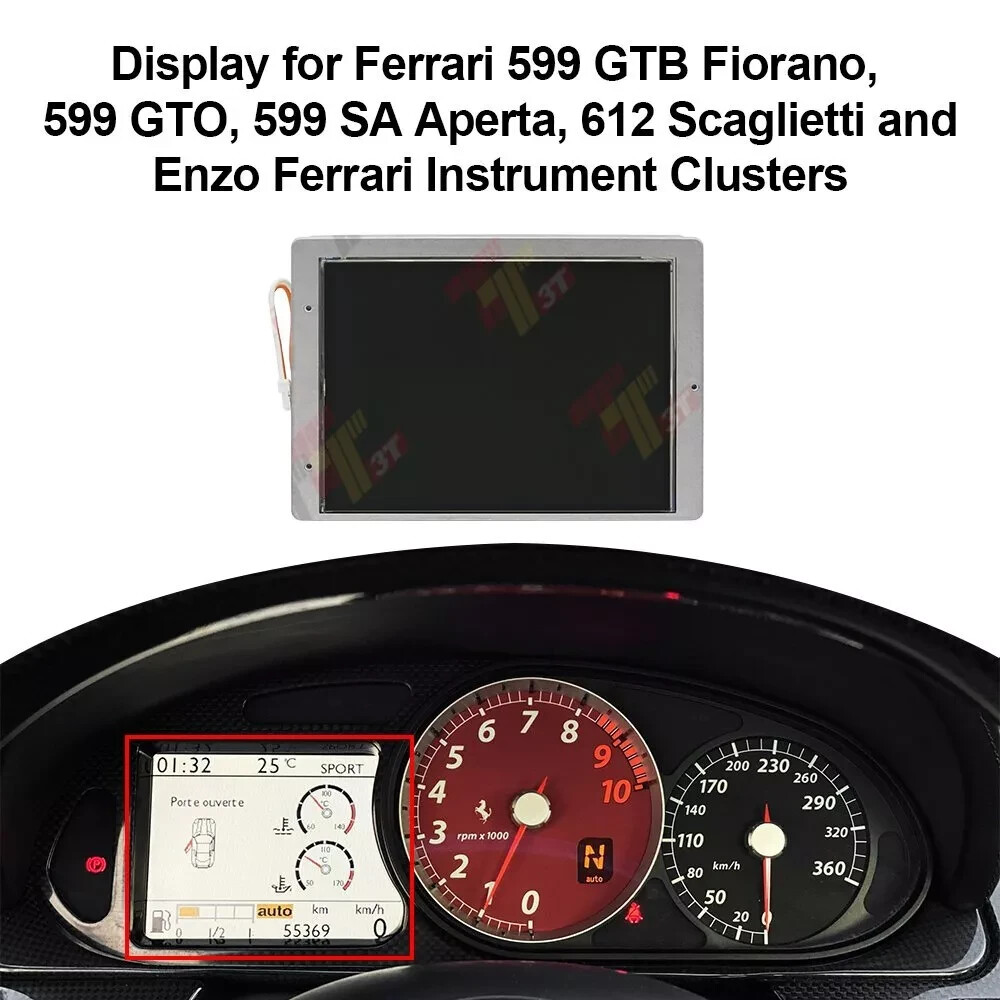 For Ferrari 599 GTB Fiorano, 599 GTO, 612 Scaglietti Instrument Clusters Repair