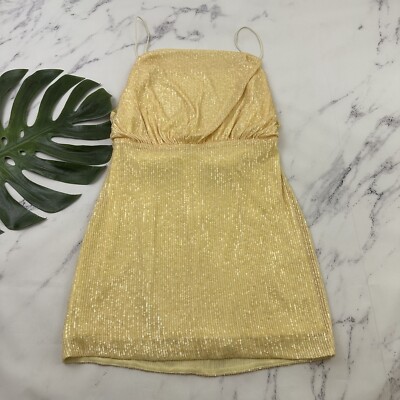 One33 Social Cowl Neck Sequin Cocktail Party Dress Size 12 Yellow Gold Sparkle | eBay One33 Social Cowl Neck Sequin Cocktail Party Dress Size 12 Yellow Gold Sparkle | eBay