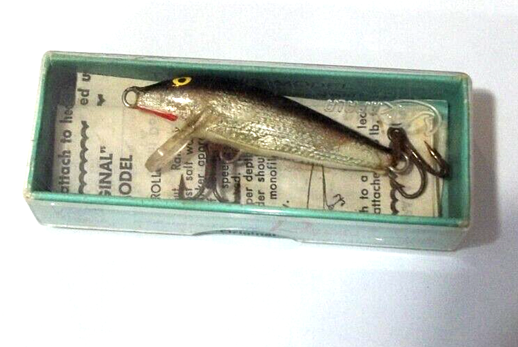 finnish minnow fishing lure Rapala Rattlin' Spoon-Loose - Freshwater Equipment - Variable Swimming Depth - Size 8 cm/16 g Its unique lip design creates an enticing wobbling and rolling action Rapala Original Floater