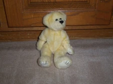 TY ATTIC TREASURES 9" CREAM COLORED JOINTED TEDDY BEAR