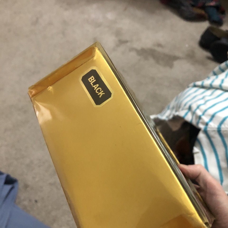 black Evening bag in faux Silkand boxed fab Fashiontimeless style