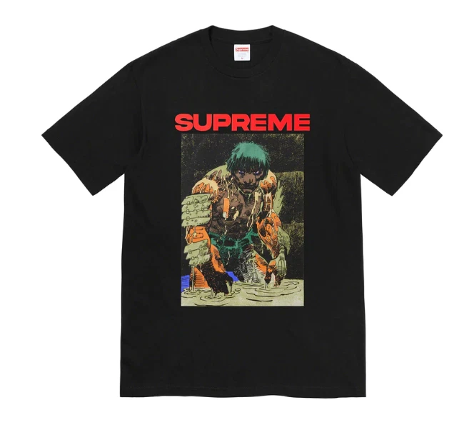 Supreme Ronin Tee Graphic T-Shirt Black SS23 Size XL Sold Out