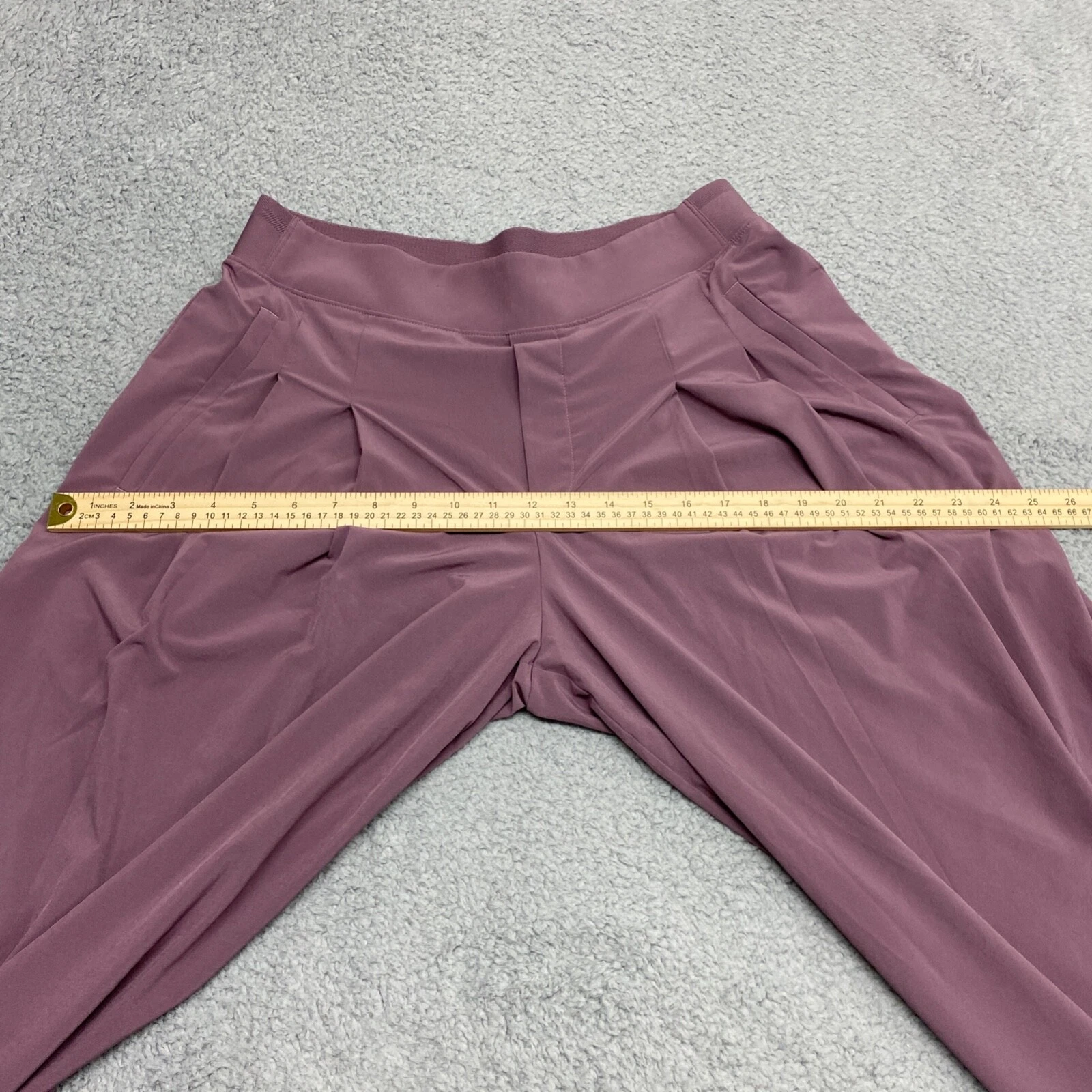 athleta high rise brooklyn wide leg crop pull on stretch pants