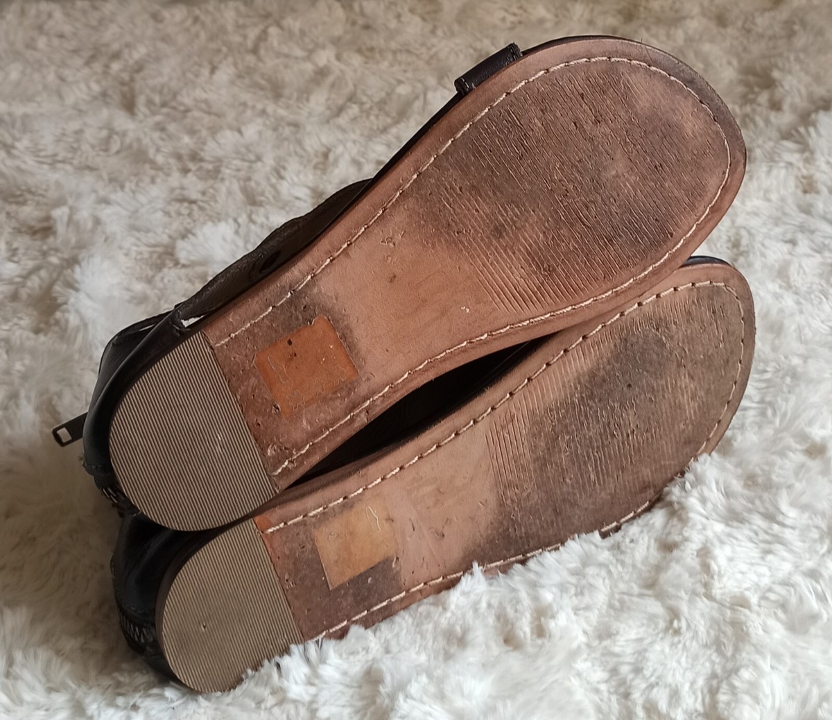 Bed Stu Womens Black Rustic Soto Leather Sandals Size US 7 | eBay