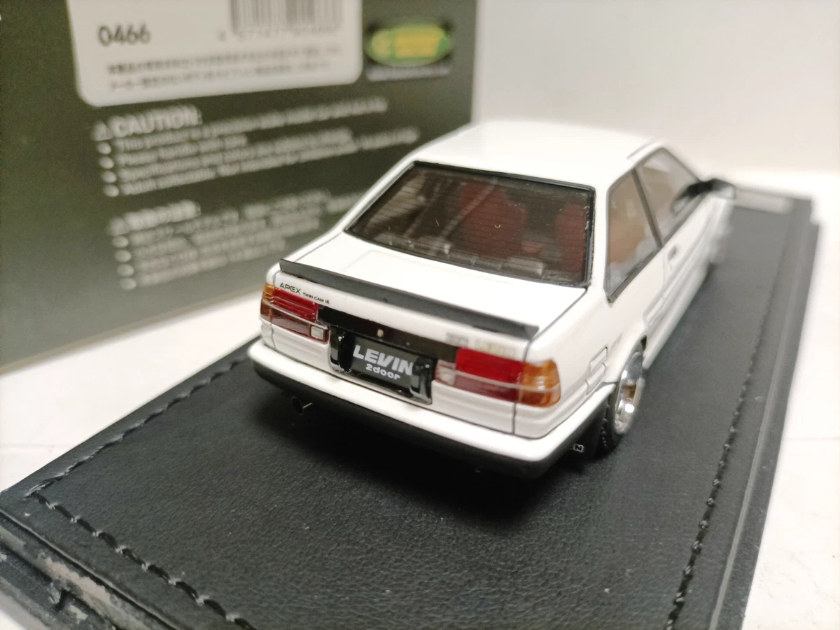IG0465 1/43 Toyota Corolla Levin (AE86) 2Door GT Apex White