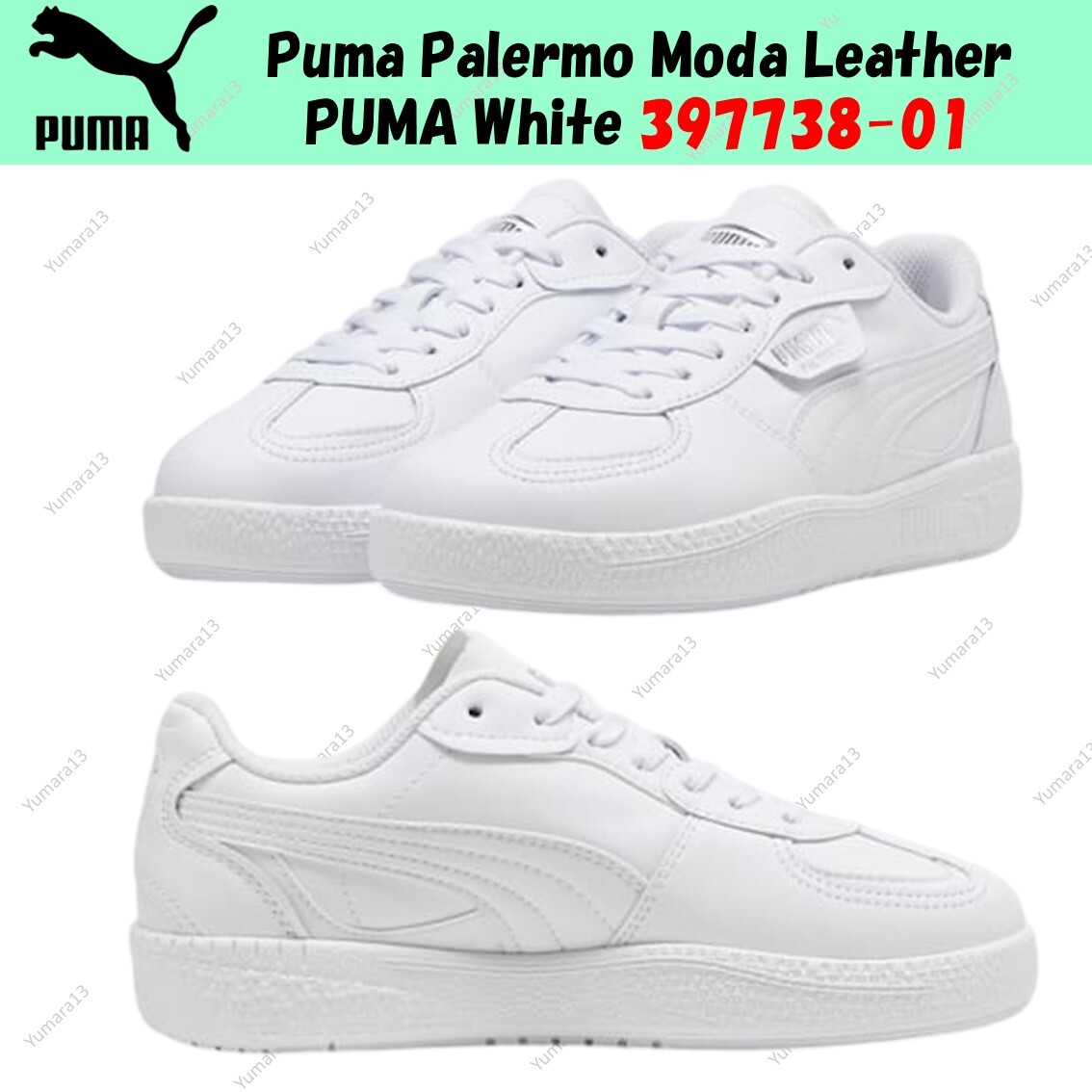 【PUMA】 Palermo‐WHITE Puma Palermo Moda Lthr Wns White - Free delivery | Spartoo
