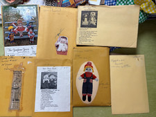 LOT of Vintage Doll patterns, 7 different doll and clothes patterns, one is cut