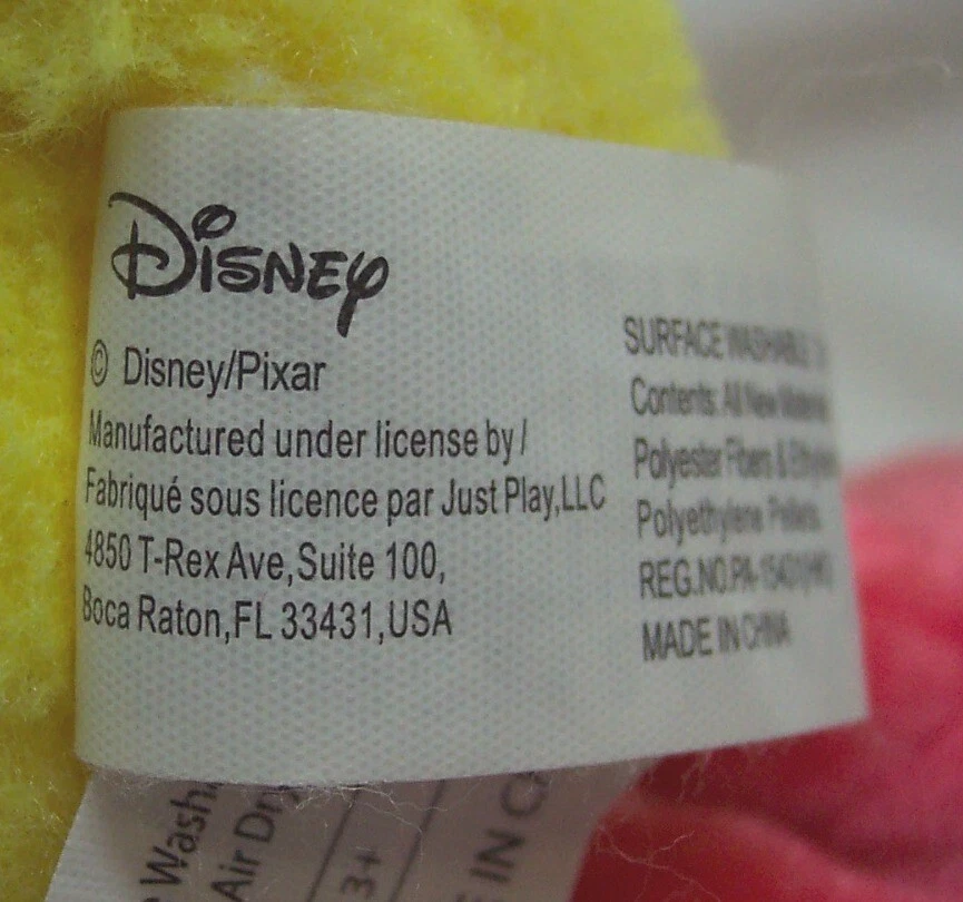 Disney Toy Story 4 SOFT YELLOW DUCKY THE DUCK 7" Plush STUFFED ANIMAL Toy - image 3 of 3