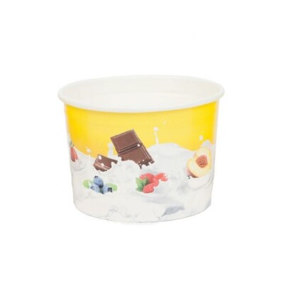 Takeaway Supplies LTD - 280ml Tas-ty Wachspapier Eiswanne mit gewölbtem Deckel