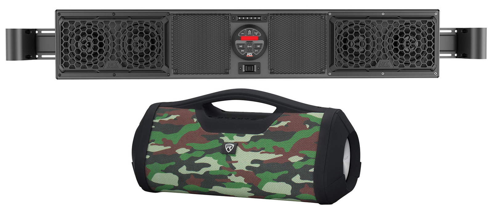 Морская звуковая панель MTX MUDSYS41 с четырьмя динамиками и Bluetooth для квадроциклов UTV Бумбокс 80090₽