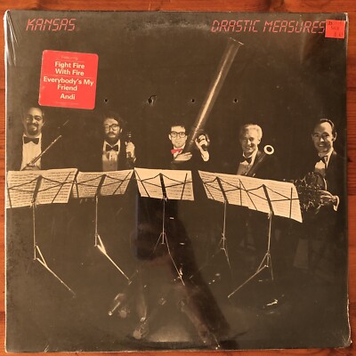 MINT! Kansas - Drastic Measures - 1983 Vinyl LP - Factory SEALED! 1st Press!