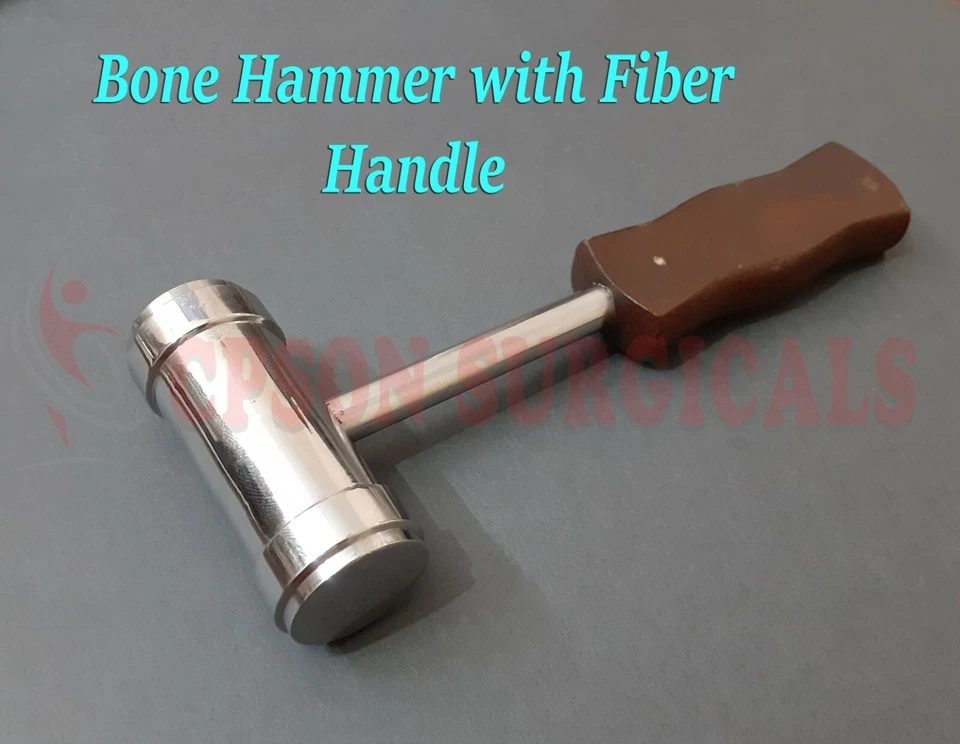 Marteau Pour Os Vétérinaire 1.5 lbs Poignée En Fibre Instrument Chirurgical SS - Photo 1/4
