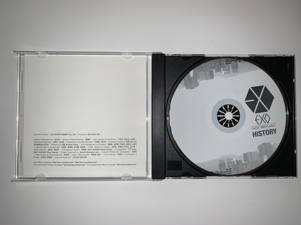EXO [HISTORY] Promo Digital Single Album Unique | eBay