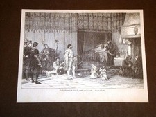 Il divertimento di Re Luigi XI Pittura di Comte