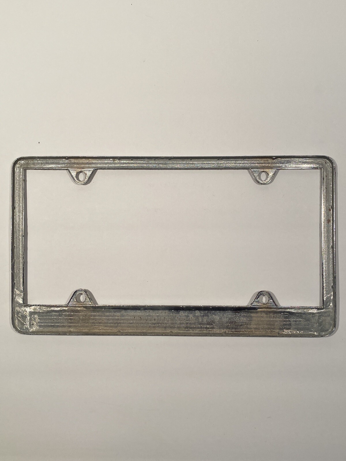 Vintage BMW License Plate Frame MANHEIM PA Dealer METAL Antique Part