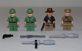 100% -2008 LEGO #7626 Indiana Jones Set JUNGLE CUTTER Colonel Dovchenko Minifig+
