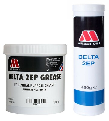 Millers Oils Delta 2EP Fett NLGI Nr. 2 für Radlager