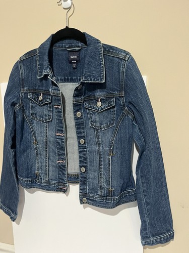 Gap Kids Blue Denim Button Up Long Sleeve Jean Jacket Size XXL - Picture 2 of 7