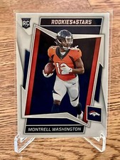Montrell Washington 2022 Panini Rookies & Stars #157 RC Denver Broncos