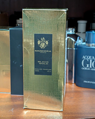Mancera Black Gold Eau de Parfum Spray 4 fl oz Regular Size