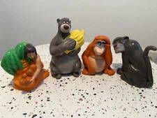 4 Vintage McDonald's 1997 The Jungle Book Candy Holder Happy Meal Toys