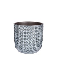 Mica Decorations Daan Blumentopf - H18 X Ø19 Cm - Blau