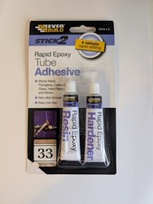Everbuild Stick 2 Rapid Epoxy Tube Industrial Strength - 2 x 12ml tubes