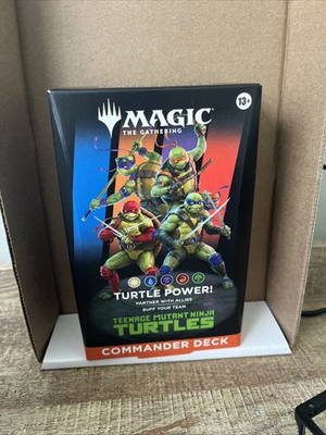 #ad #ad Magic the Gathering Teenage Mutant Ninja Turtles Turtle Power Commander Deck New $42.99