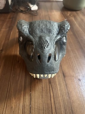 Mattel Jurassic World Rebirth T-Rex Rage N Roar Maske mit LED Leuchtaugen 