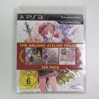 The Arland Atelier Trilogy - 3er Pack - PS3 - Playstation 3 - PAL - Neu in Folie