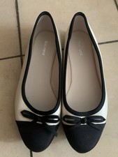 Flache zweifarbige Ballerinas, Graceland, Größe 38 - Kaum getragen