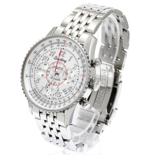 BREITLING NAVITIMER MONTBRILLANT AB0130 39mm SS Silver #C2771