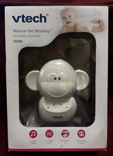 V Tech Marcel The Monkey Portable Sleep Soother Sound Machine 5 Soft Sounds NEW