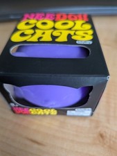 NeeDoh Cool Cats Purple Squishy Fidget Stress Toy Rare Nee Doh Authentic