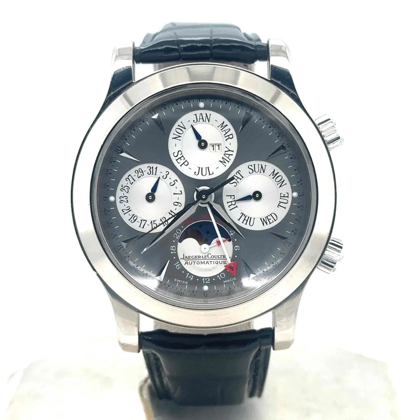 Jaeger LeCoultre — Jaeger LeCoultre Master Control Grande Memovox 42mm 18k White Gold 146.3.95/1