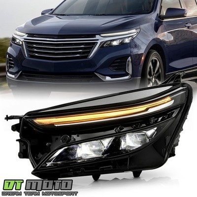 Dual Projector Headlight> For 2022-2024 Chevy Equinox Premier Full LED Driver