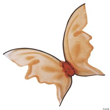 Jewel Butterfly Fairy Wings 21" Select Color: Orange Costume