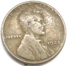 1925 D Lincoln Wheat Cent Average Circulated Copper G VG Penny Old Estate Coin