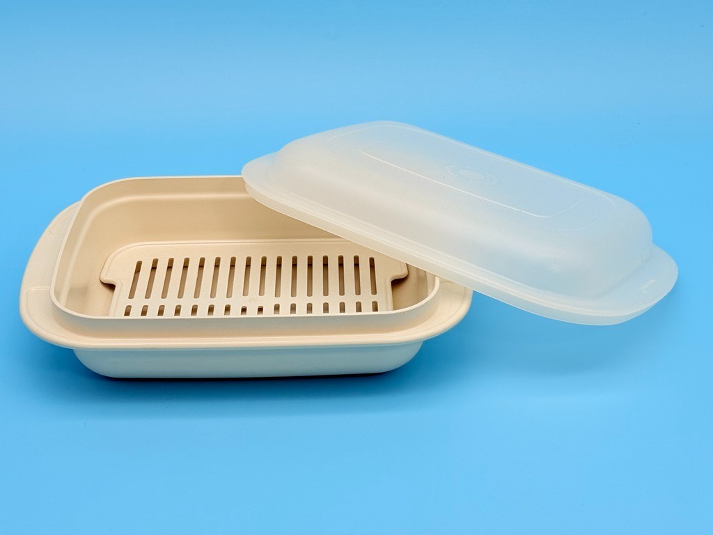 Vintage Tupperware Ultra 21 Oven Microwave 1 Qt Roasting Pan Casserole #1765 Lid