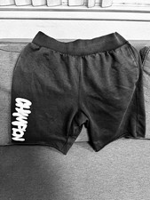 Champion Men  s Black Fleece Athletic Shorts L 7" Inseam 34" Waist Pockets