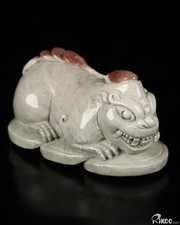 2.9" Mookaite Jasper Hand Carved Crystal Dragon, Crystal Healing