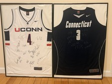 2004 UConn National Champion Autographed Jerseys by all players.