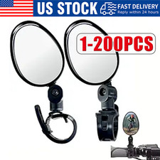 Bike Mirror Rotaty Round MTB Road Handlebar Bicycle Rear View Glass Cycling USA
