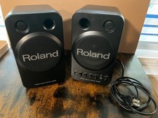 Vintage ROLAND Stereo Micro Monitors MA-8 Original Owner