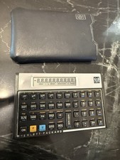 Calcolatrice scientifica programmabile vintage Hewlett-Packard HP-11C con custodia funzionante