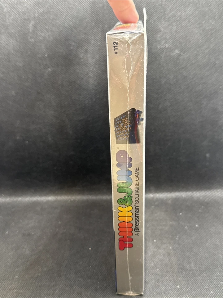 Vintage NOS New 1984 Pressman Think & Jump Solitaire Board Game 100% Complete - Image 4 of 4