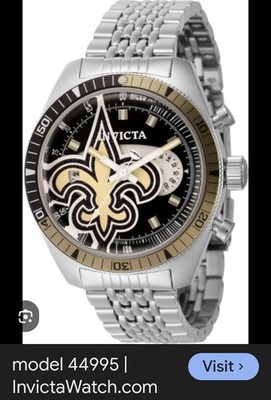 Invicta NFL New Orleans Saints Chronograph Quartz Stainless  display picture 2