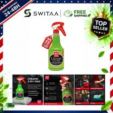 Griot's Garage Ceramic 3-in-1 Wax SiO2 Spray 22 oz Car Paint Protection