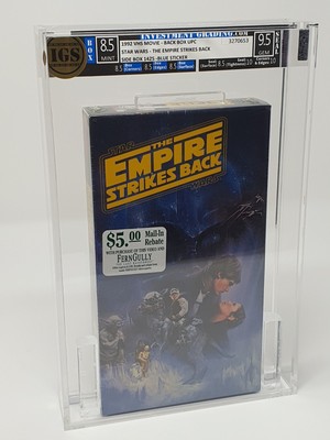 STAR WARS - The Empire strikes back VHS Video NEU sealed CBS Fox red IGS (No CGC